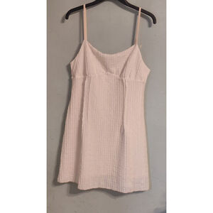 Women's EMERY ROSE White Textured Mini Dress Plus Size XL